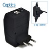 Ceptics GP4-11C 2 USB Brazil Travel Adapter 4 in 1