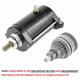 Caltric Starter & Drive for Yamaha Waverunner GP1200 GP1200R 1997 1998 1999 2000-2008