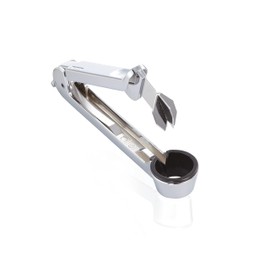 Leifheit Pflaumenentsteiner ProLine, zum schnellen und leichten Entkernen, pflegeleichter Pflaumenentkerner für sauberes Trennen, Zwetschgenentkerner Handgerät