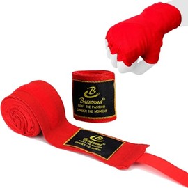 Cinta Boxeo Vendas de Mano, Extra Largas 5 m, Elasticas Endas de Mano Profesionales para Protección de Muñecas y Nudillos, Vendas de Mano para Boxeado