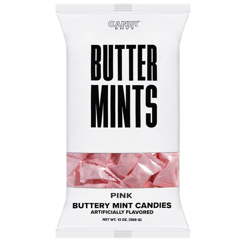 Candy Envy - Pink Wrapped Buttermints - 13 oz. Bag