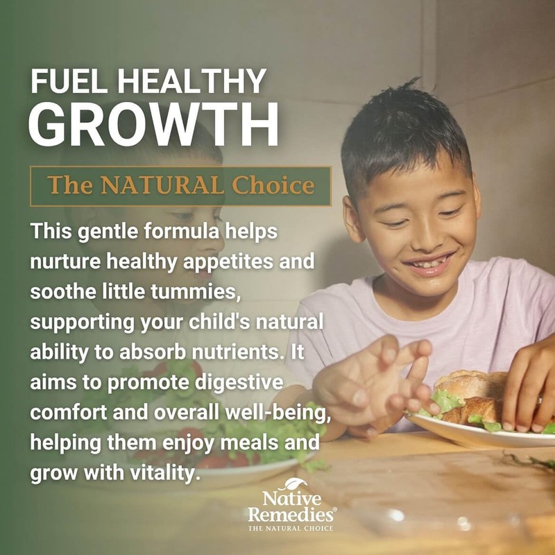 Native Remedies Kiddie Florish - All Natural Herbal Supplement Promotes