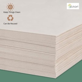 ezkart 20x30 inch White Newspaper offcuts Paper Sheets, Perfect for Fulfilling Your Packaging Needs, Including Clothes Gift Boxes, Moving House, Food Wrapping (50 Sheets, 20x30 Inch)