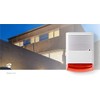 NEDIS DUMSS20WT Dummy Security Siren | IP44 | White/Orange