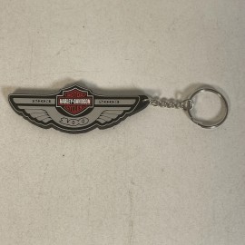 Harley Davidson 1903-2003 100th Anniversary B&S Wings key chain fob