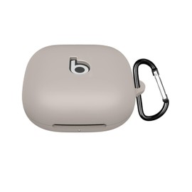 Jusy Compatible with Beats Powerbeats Pro 2 Case Cover Hollow Design Anti-Lost & Shockproof Easy Carrying Silicone Case with Keychain Protective Case, Gray