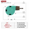 sourcing map Pull Chain Switch 3 Speed 4 Wire Replacement