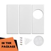 GCGOODS Portable Air Conditioner Window Seal Plates Kit for 5.9