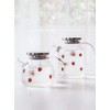 Glass Tea Kettle Strawberry Cute Design Glass Teapot Glass Pitcher