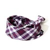 The Worthy Dog Madras Plaid Classic Bandana, Comfortable Cotton Fabric,