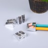 Pack of 14 Metal Pencil Sharpeners, Hand Pencil Sharpener Made