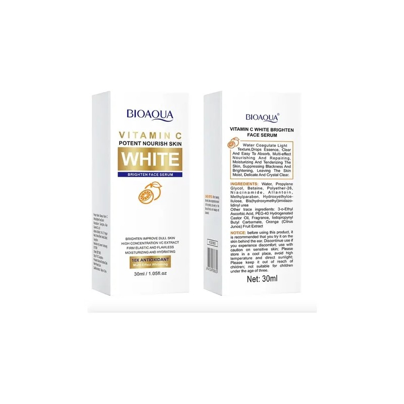 Kit De Serum Suero Facial Y Crema Hidratante Vitamina C
