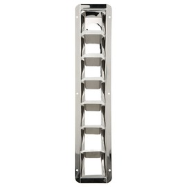 Marine Vent Grill Cover 304 Stainless Steel Louver 7 Slots for Extractors Air Conditioning Units Kitchen Fan