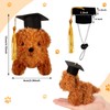 Hungdao 6 Pcs Graduation Stuffed Animal Dogs Puppy Stuffed Animal