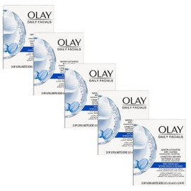 Olay Olay Daily Deeply Clean 4-in-1 Water Activated Cleansing Face Cloths 33ct (Pack of 5)