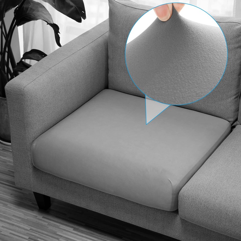YISUN Waterproof Couch Cushion Slipcovers, Stretch Individual Seat Cushion Covers,