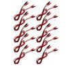 10Pcs Electrical Alligator Clip Dual Ended Alligator Clamps Test Leads
