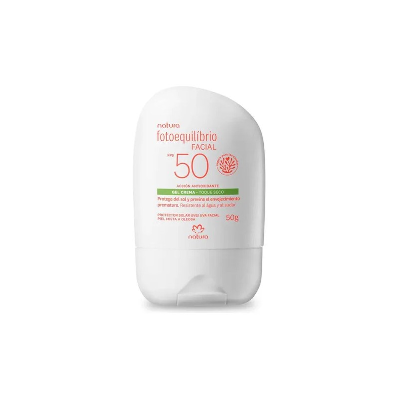 Natura Protector Solar Rostro Fps 50 Uva/uvb Piel Grasa 50g