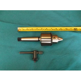 BLUE MAX METAL LATHE 3/4" DRILL CHUCK MT3 FOR CLAUSING METAL LATHE