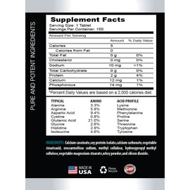 Private Label Nutrition muscle building vitamins - AMINO ACIDS 2200MG - amino acids pills for women 2B