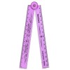 Liquidraw 30cm Folding Ruler Foldable Ruler School Stationery (Pink)