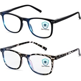 Madeyes Blue Blocker Computer Glasses, Anti Glare, PACK OF 2