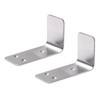 90° Stainless Steel Sliding Door Hardware Door Stop,2pcs Sliding Barn