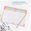 CAXUSD Planner Paper 2024 Monthly Planner Spiral Bound Notepad for