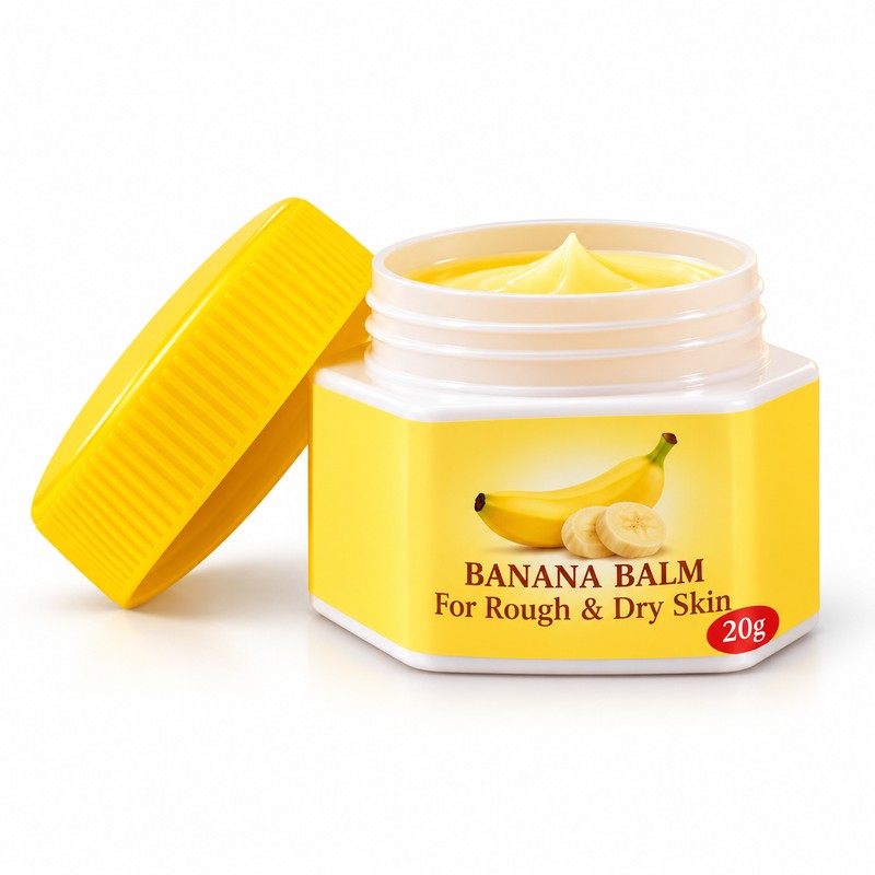 Banana Extract Foot Cream for Dry, Rough Heels – Moisturizing