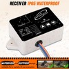 wolfwo Dump Trailer Wireless Remote Controller, for 3-Wire/4-Wire 12V Hydraulic