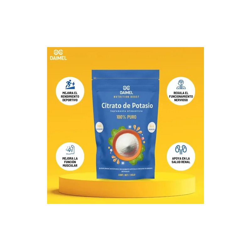1 Kg Citrato De Magnesio + 1 Kg Citrato De