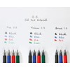 Pilot G207 Retractable Gel Rollerball, Black/Blue/Red/Green, 4 Count (Pack of