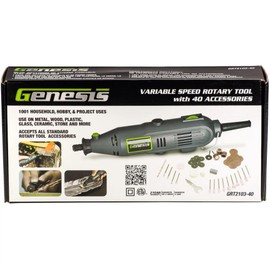 Variable Speed Rotary Tool With 40 Accessories