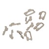 380 Pcs Car Lock Reed Stainless Steel Car Locking Plate