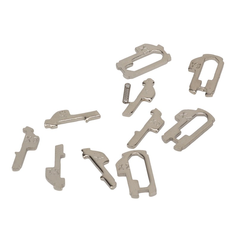 380 Pcs Car Lock Reed Stainless Steel Car Locking Plate