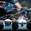 HANDLANDY Anti Vibration Men Impact Resistant Work Gloves, Padded Palm