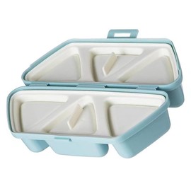 Leadigol 6 in 1 Onigiri Mould 6 Cavity Triangle Japanese Non-stick Trapezoid Triangle Sushi Maker Rice Ball Mould for Storing Sushi and Making