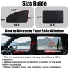 XCBYT Car Window Shades - 4 Pcs Car Privacy Curtains