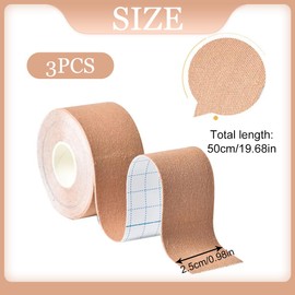 Face Lifting Tape, 3 Stück Rollen, Beauty Tape, Anti-Falten Face Tape, der Kieferpartie und des Halses Anti Falten Patches, Für Straffung Der Haut, für Gesicht und empfindliche Haut, 2,5 cm x 5 m