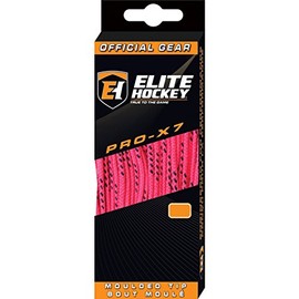 Elite Hockey PRO-X7 Skate Laces (X7-Pink, 84")