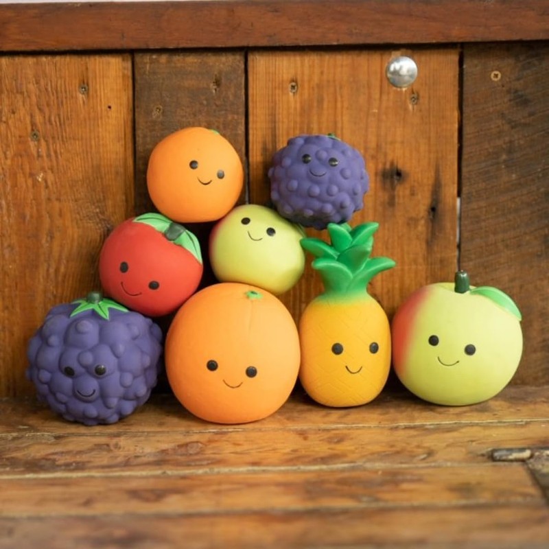 Petface Latex Orange Soft Chew Dog Toy, Small