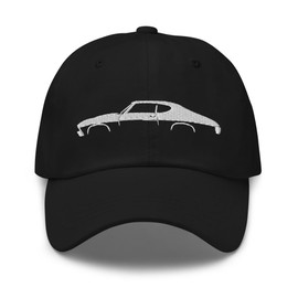 1969 Chevelle Dad hat for Chevy Classic Car Owners Enthusiasts Muscle Cars Cap Black
