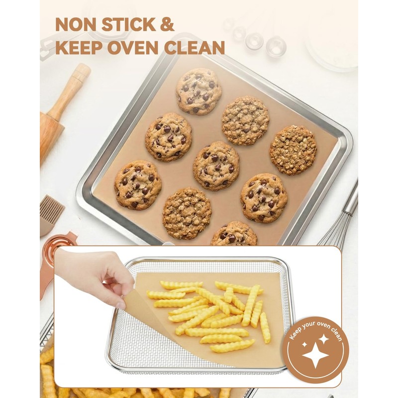 135PCs Paper Liners Compatible with Gourmia French Door Air Fryer