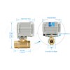 HSH-Flo Brass 2 Way 3/8" DN10 NPT 9-24VAC/DC Normally Closed