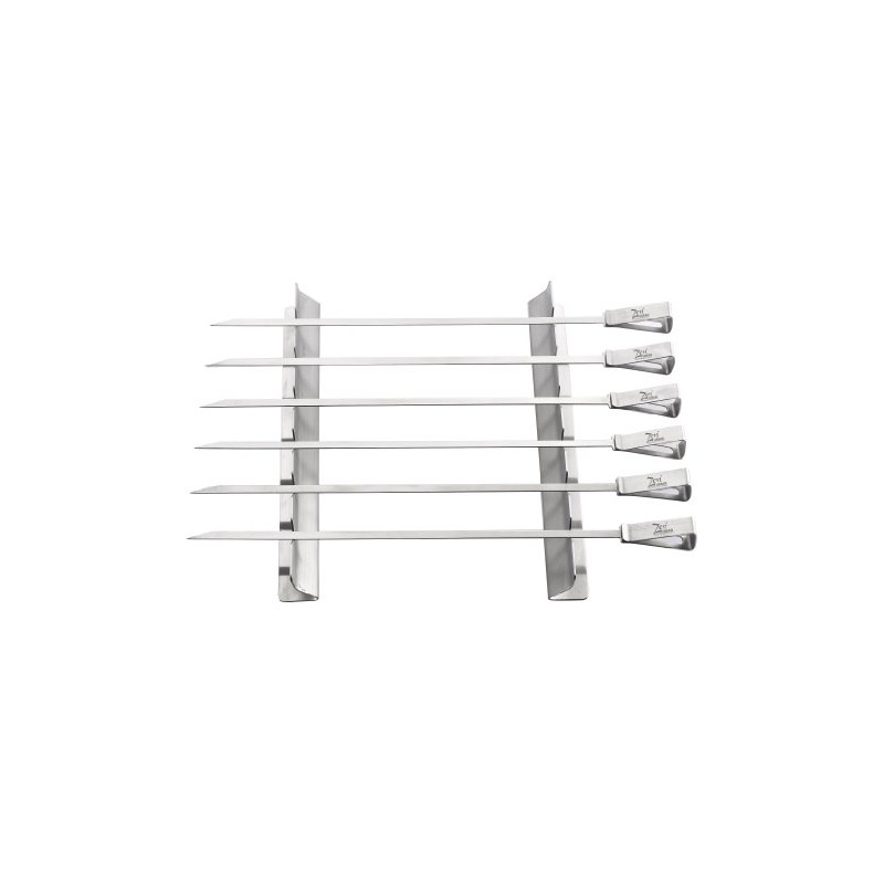 ZenUrban 870007 Grilling Kabob Rack with Skewers