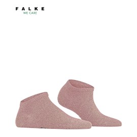 FALKE Women's Shiny W Sn Lyocell Low-Cut Plain 1 Pair Trainer Socks, Pink Blossom 8645, 2.5-5