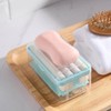 2pcs Foaming Soap Box Holder, BetterJonny 2 in 1 Soap