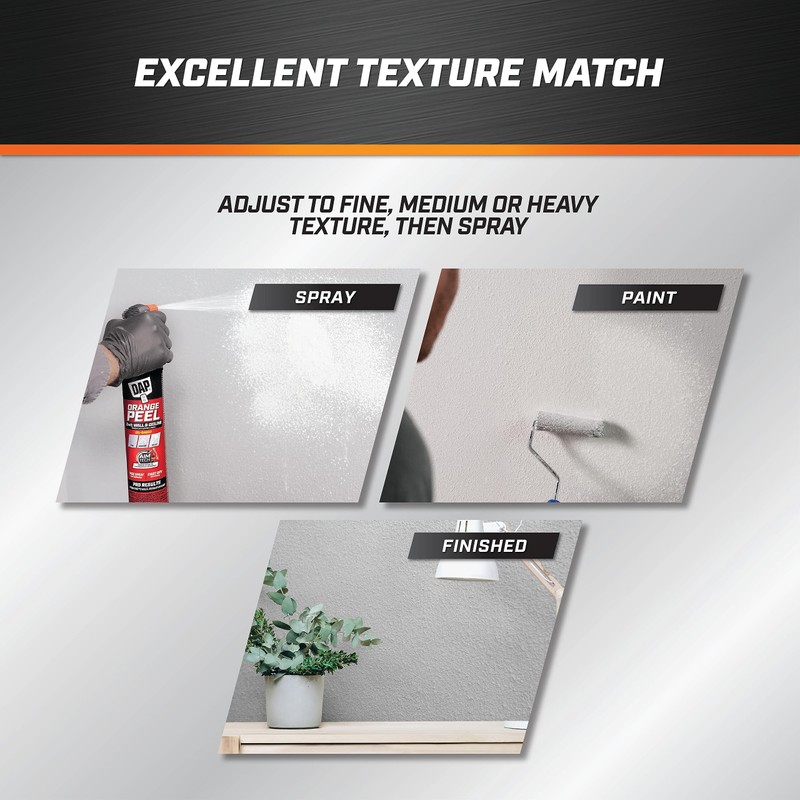 DAP Spray Texture Orange Peel Oil Based 2n1 Wall &