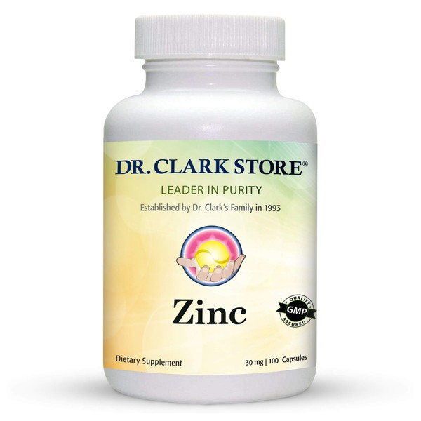 Dr Clark Zinc Bisclycinate, 30mg, 100 Capsules
