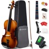 Vangoa Violin 1/4 Size for Kids Beginners Full Set, Spruce
